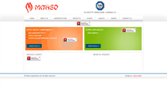 Desktop Screenshot of mitasoappliances.com